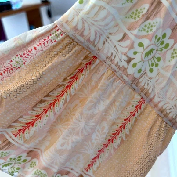 $250 Anthropologie lovers! MADE IN ITALY Boho mini oversized dress S viscose - Picture 8 of 14